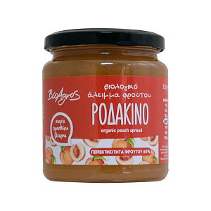 Αλειμμα Ροδάκινο Χ/Ζ ΒιοΑγρός 320g