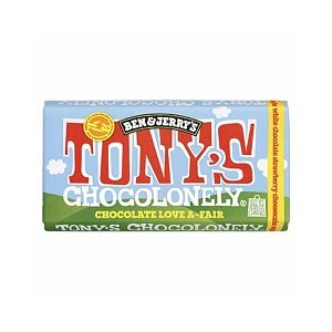 Σοκολάτα Λευκή Tony's Ben & Jerry's Με Φράουλα & Cheesecake-180g