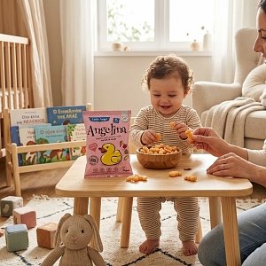 Γαριδάκια Με Καρότο & Μήλο Vegan Χωρίς Γλουτένη Angelina 30g