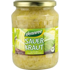 Ξινολάχανο Χωρίς Μαγιά Dennree 680gr