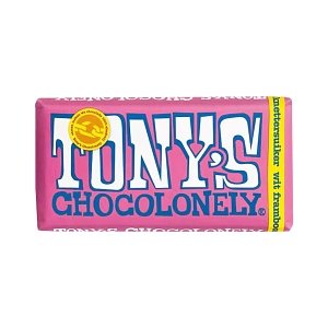 Σοκολάτα Λευκή Tony's Με Raspberry & Popping Candy - 180g