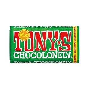 Σοκολάτα Γάλακτος Tony's Με Φουντούκι - 180g