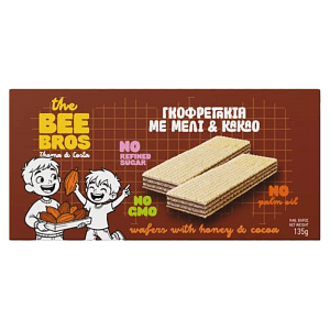 The Bee Bros Γκοφρέτα Με Κακάο & Μέλι 135gr