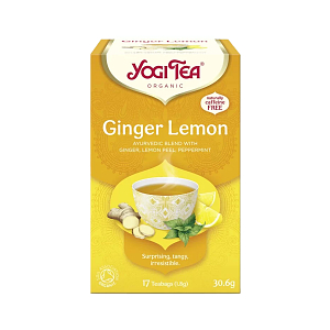 Yogi Tea Ginger Lemon Αφέψημα για Τόνωση 30.6gr