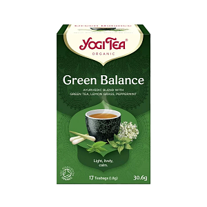 Yogi Tea Green Balance Αφέψημα με Πράσινο Τσάι & Κομπούχα 30.6g