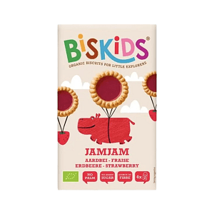 Μπισκότα Με Φράουλα JamJam Biskids Χ/Ζ Vegan 100g