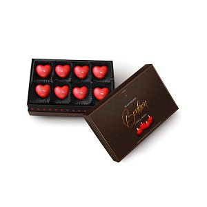 Heart Shaped Bonbon Candlelights Mikamax 8τεμ