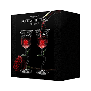 Rose Wine Glass Set Mikamax