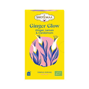 ShotiMaa Βιολογικό Τσάΐ ''Ginger Glow'' με Τζίντζερ.Λεμόνι & Κάρ