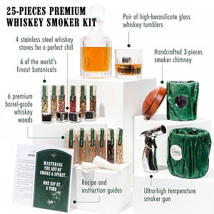 Σετ Καπνίσματος Ουίσκι Craftly Whiskey Smoker Kit