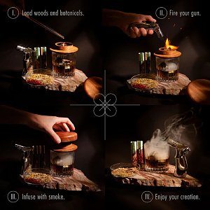 Σετ Καπνίσματος Ουίσκι Craftly Whiskey Smoker Kit