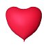 ΧXL Heart Foil Balloon 140cm Mikamax